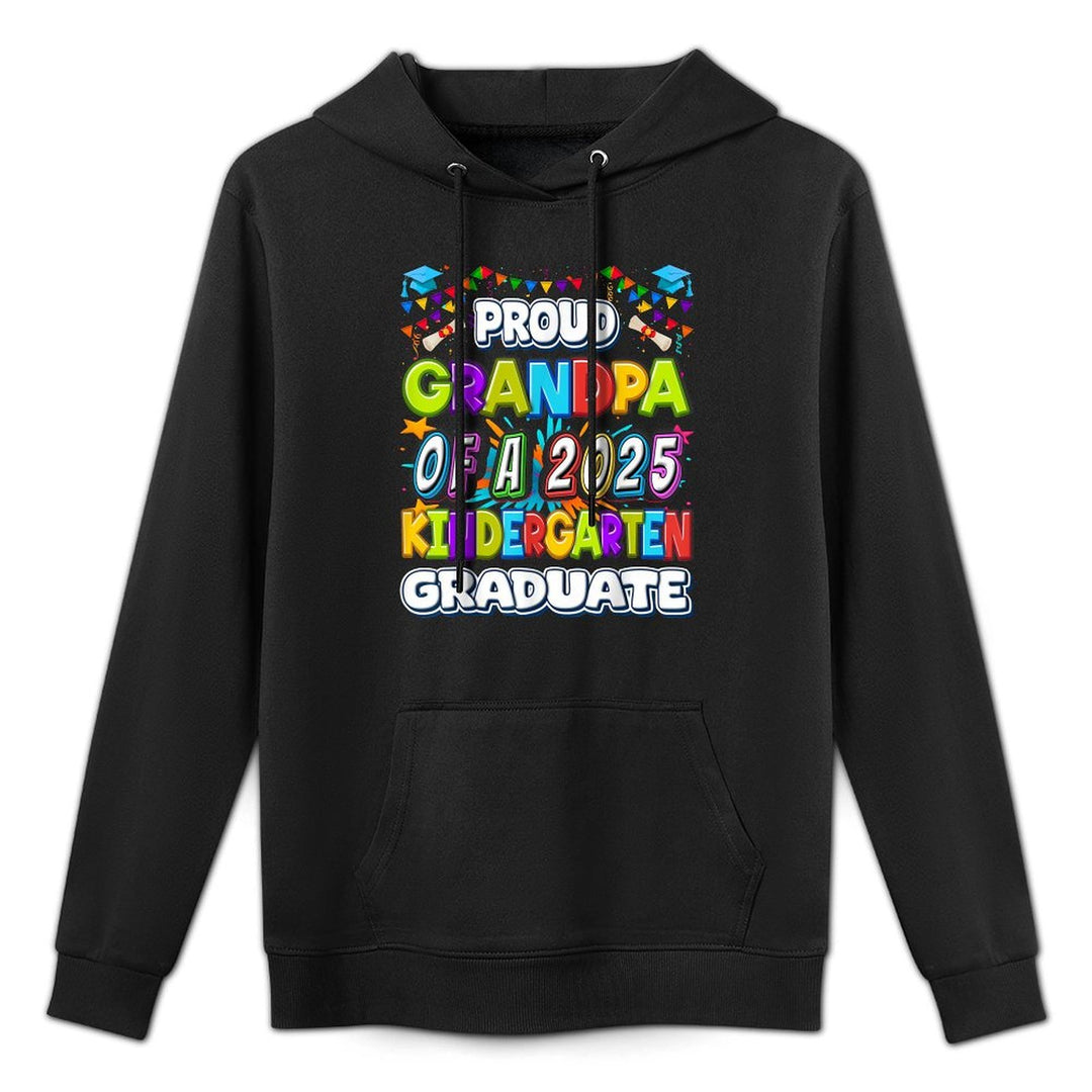 Proud GRANDPA of A 2025 Kindergarten Graduate - Graduation Casual Wear Hoodie
