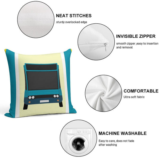 Arriva Optare Solo Soft Bedroom Essential Throw Pillow