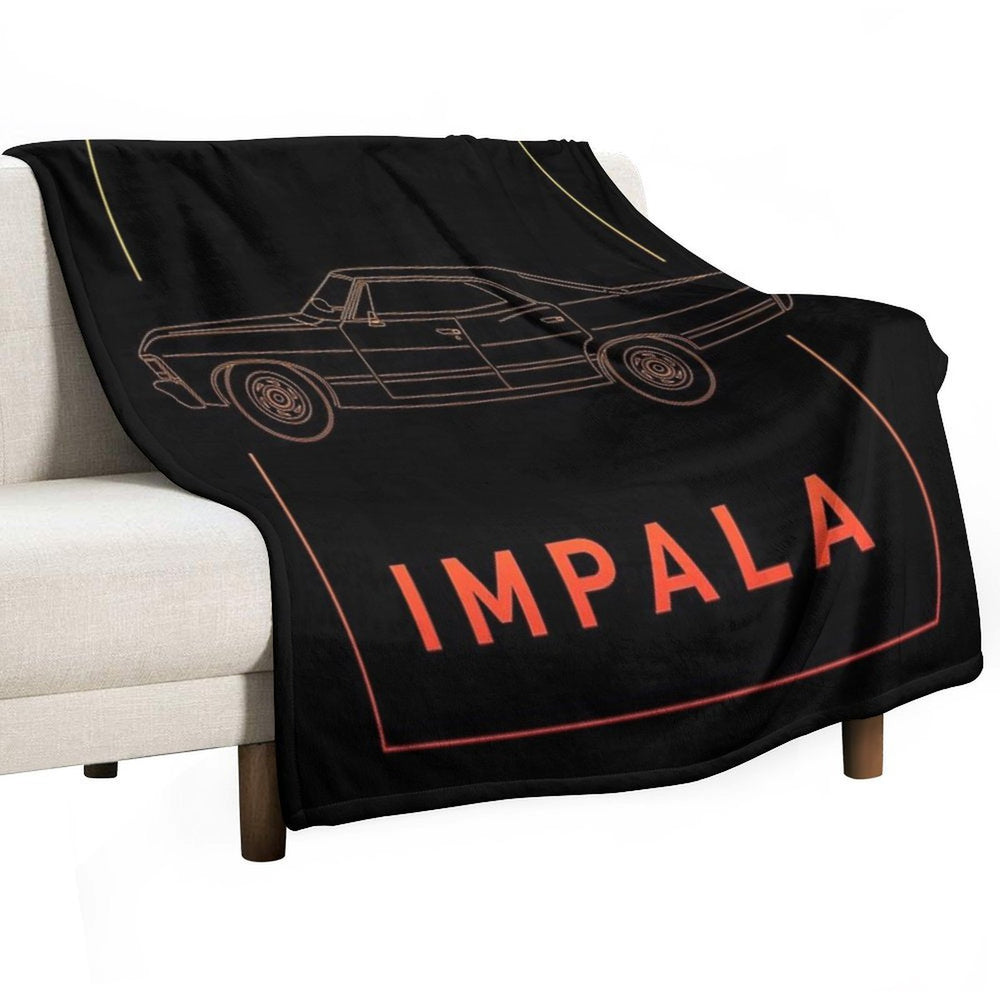 Supernatural 1967 Chevy Impala Comfort Throw Blanket