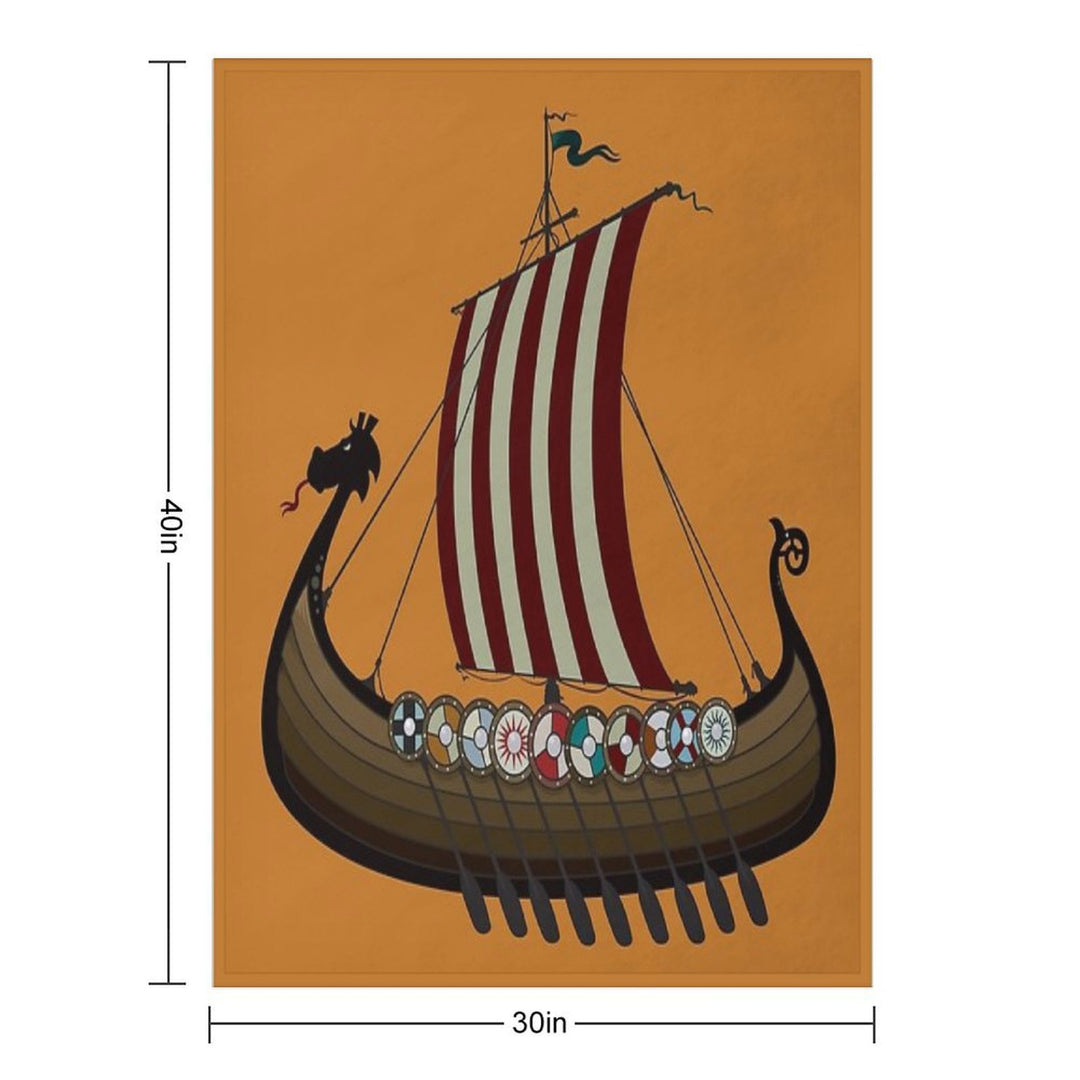 Vikings Velvety-soft Throw Blanket