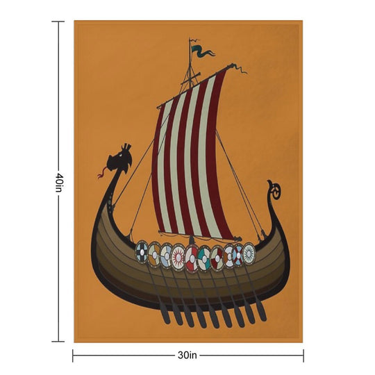 Vikings Velvety-soft Throw Blanket
