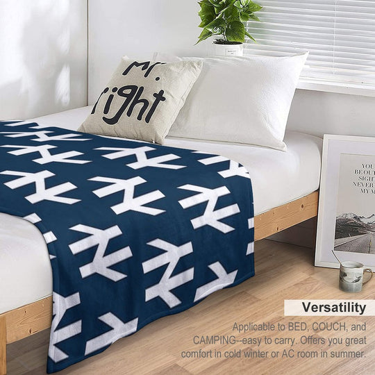 British Rail White Versatility Throw Blanket