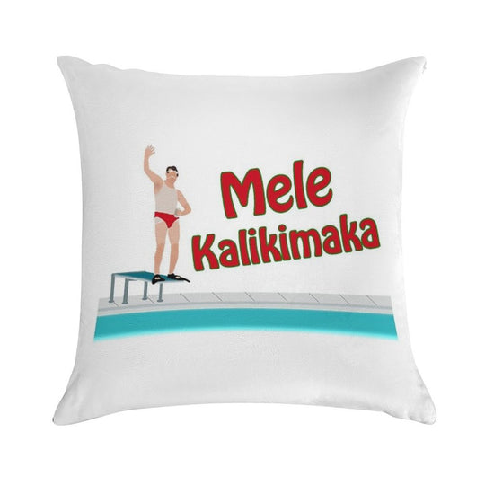 Christmas Vacation - Mele Kalikimaka Soft Shrink-Resistant Throw Pillow