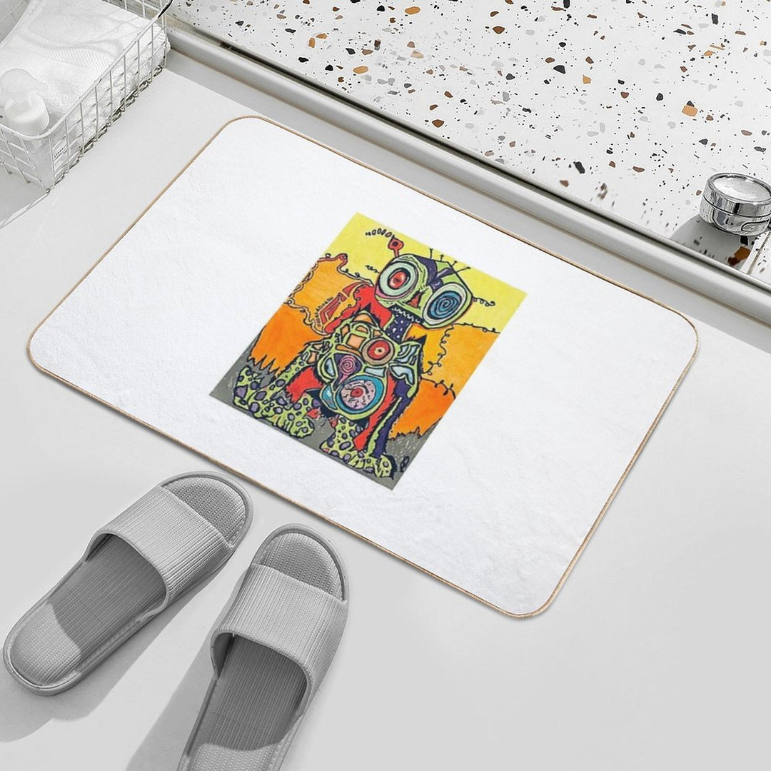 Alien Carnival Durable Bath Mat