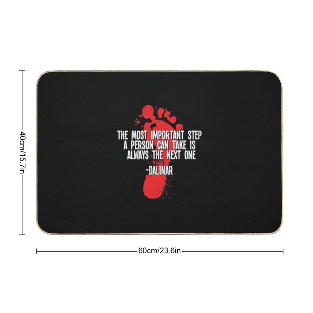 Dalinars Next Step  Dirt-Trapping Bath Mat
