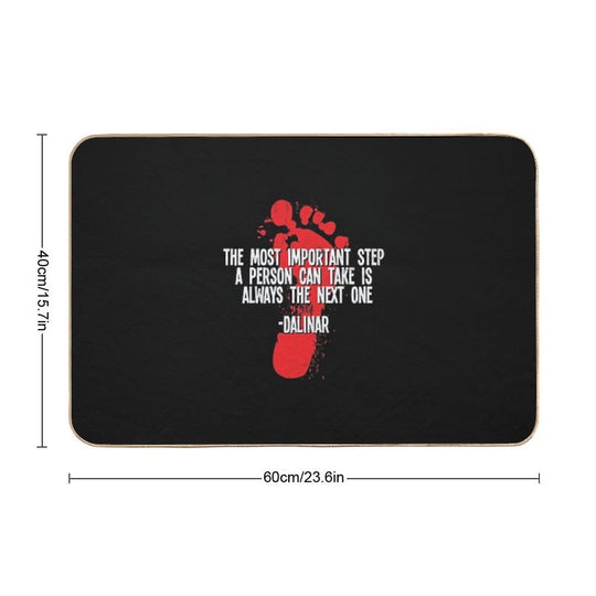 Dalinars Next Step  Dirt-Trapping Bath Mat