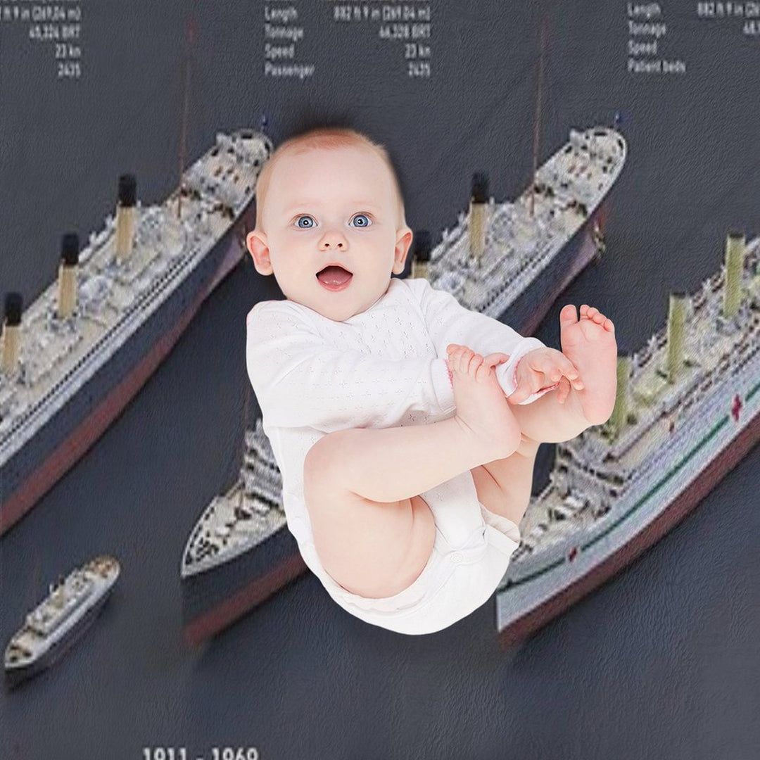 Ocean Liners - White Star Line Anti-pilling Throw Blanket