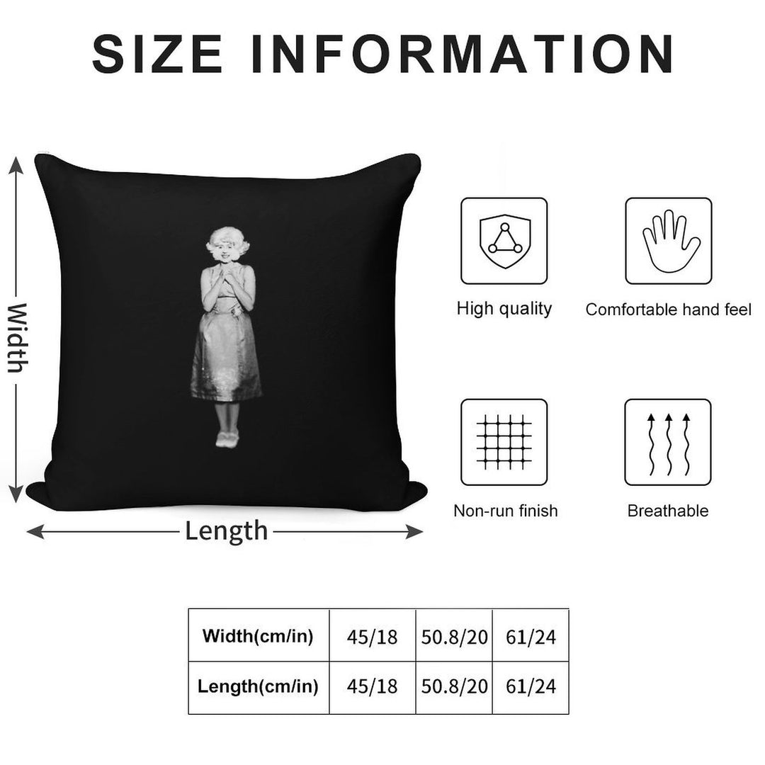 Lady in The Radiator Soft Multiple Sizes Throw Pillow