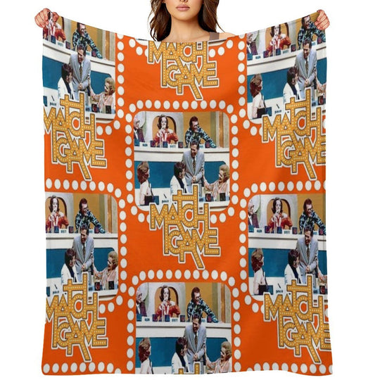 Match Game Cast Tribute Easy Care Throw Blanket