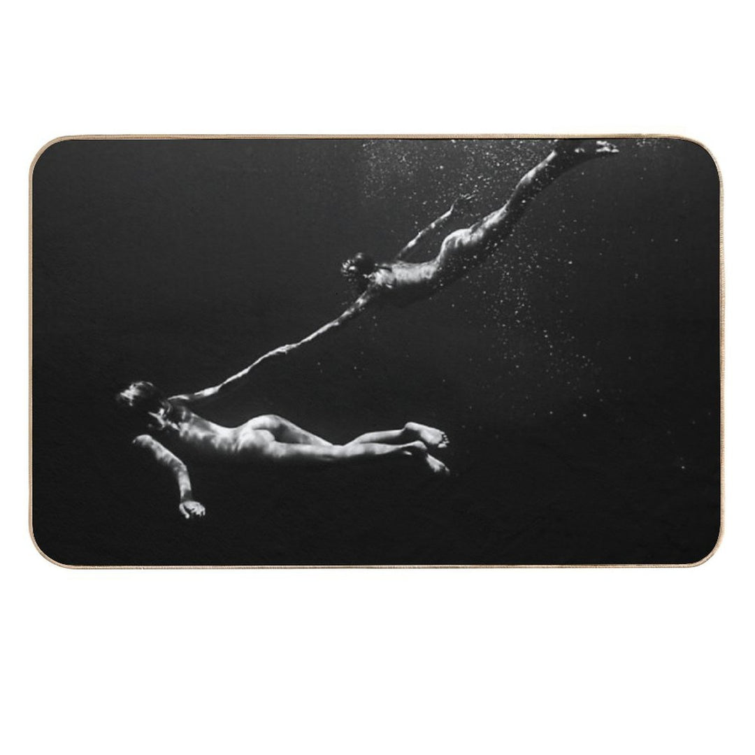 Keep on Loving You  Repositionable Bath Mat