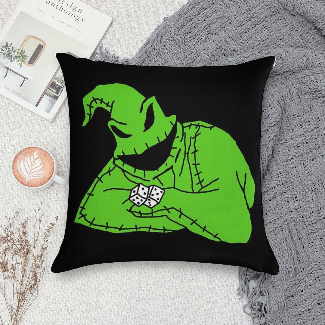 The Oogie Boogie Man Soft Home Decor Throw Pillow