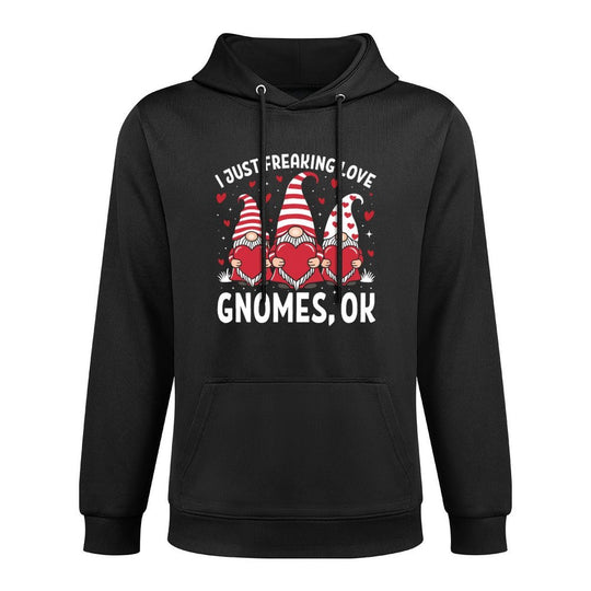I Just Freaking Love Gnomes Ok Pilling-Resistant Hoodie