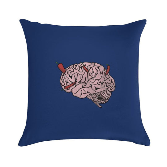 Neurospicy Soft Hidden Zipper Throw Pillow