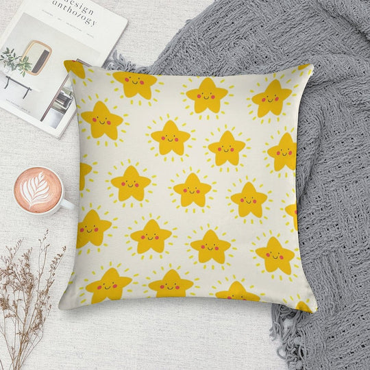 Stars Soft Warmth Comfort Throw Pillow