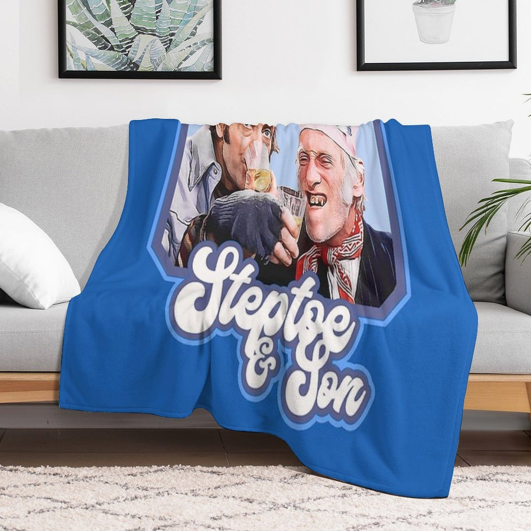 Steptoe And Son Vintage 70s British Television Sitcom Quick-dry Throw Blanket