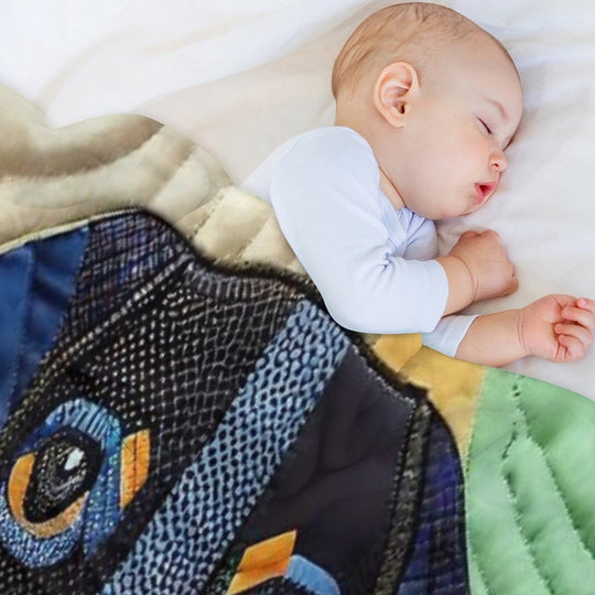 Dachsund Patchwork Quilt Quick-dry Throw Blanket