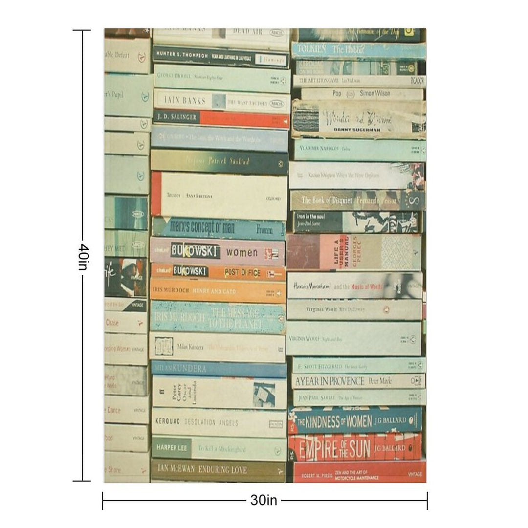 Bookworm Quick-dry Throw Blanket