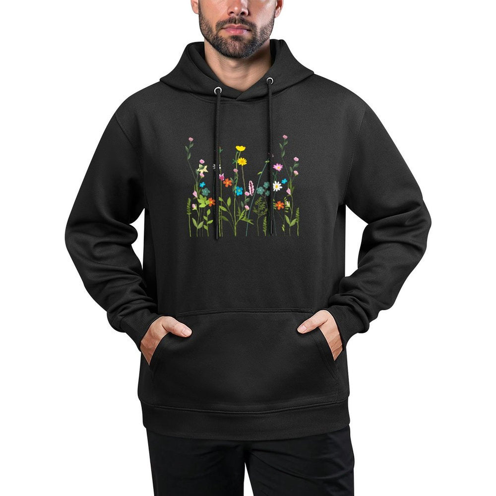 Women Wildflower Different Flowers Beautiful Floral Graphic Customizable Surface Hoodie