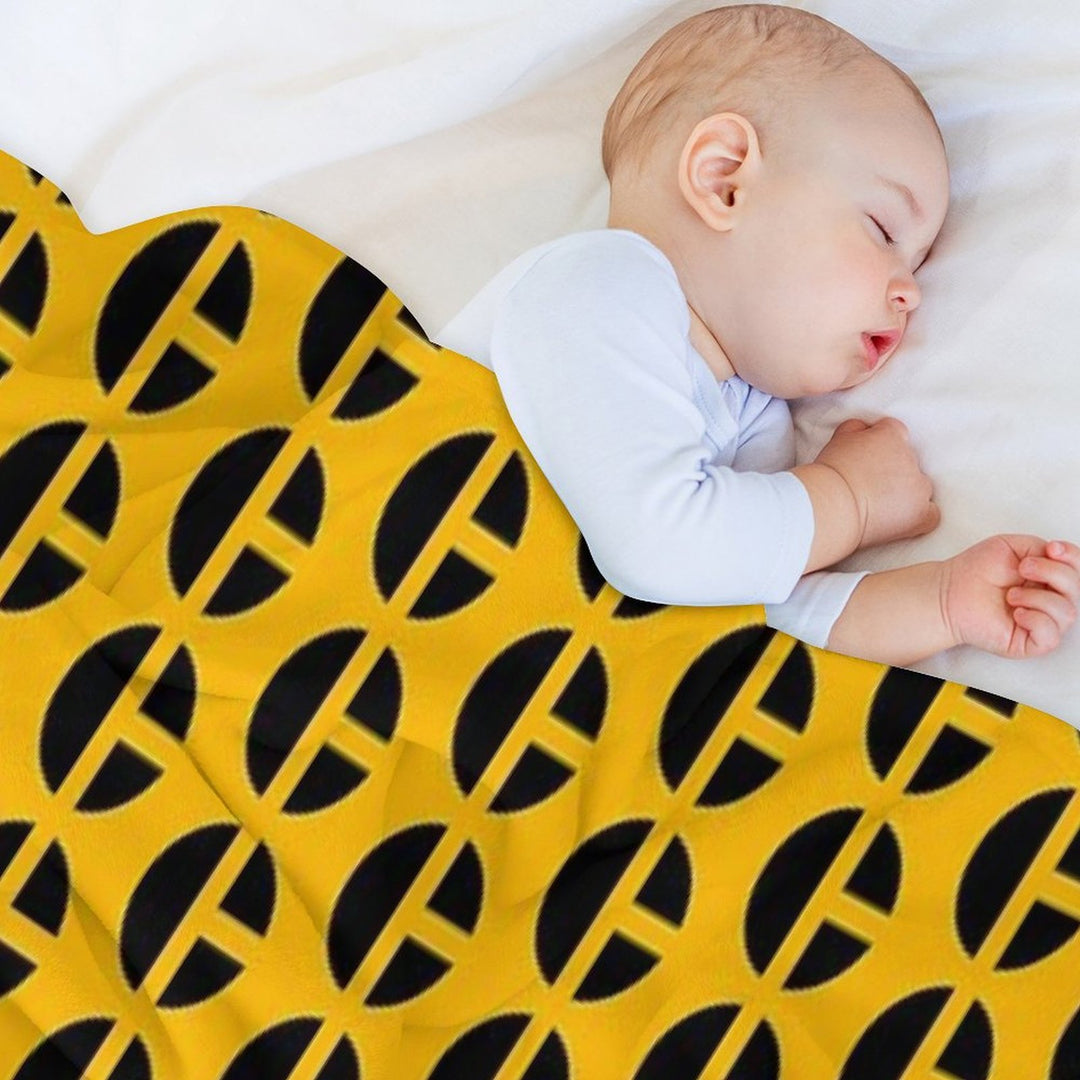 Caterpillar Logo - C Eco-conscious Throw Blanket