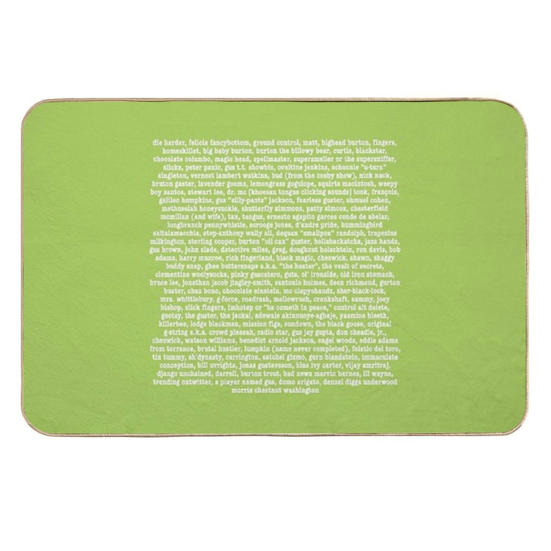 Gus Nicknames  Anti-Trip Bath Mat