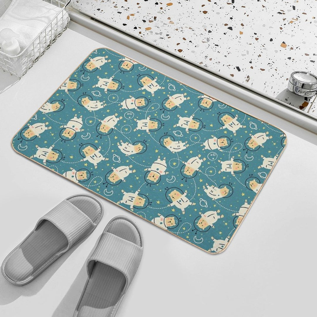 Bearstronaut  Non-Slip Bath Mat