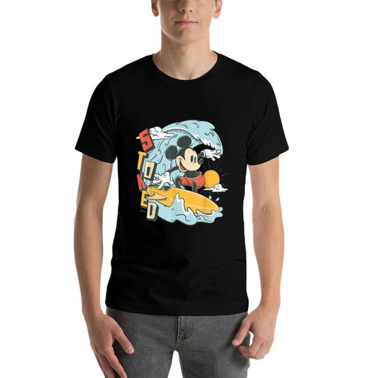 Mickey Mouse - Summer Surf Stoked  Durable T-Shirt