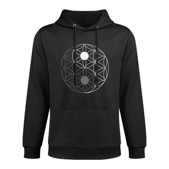 Sacred Geometry Yin Yang Flower of Life Customizable Surface Hoodie