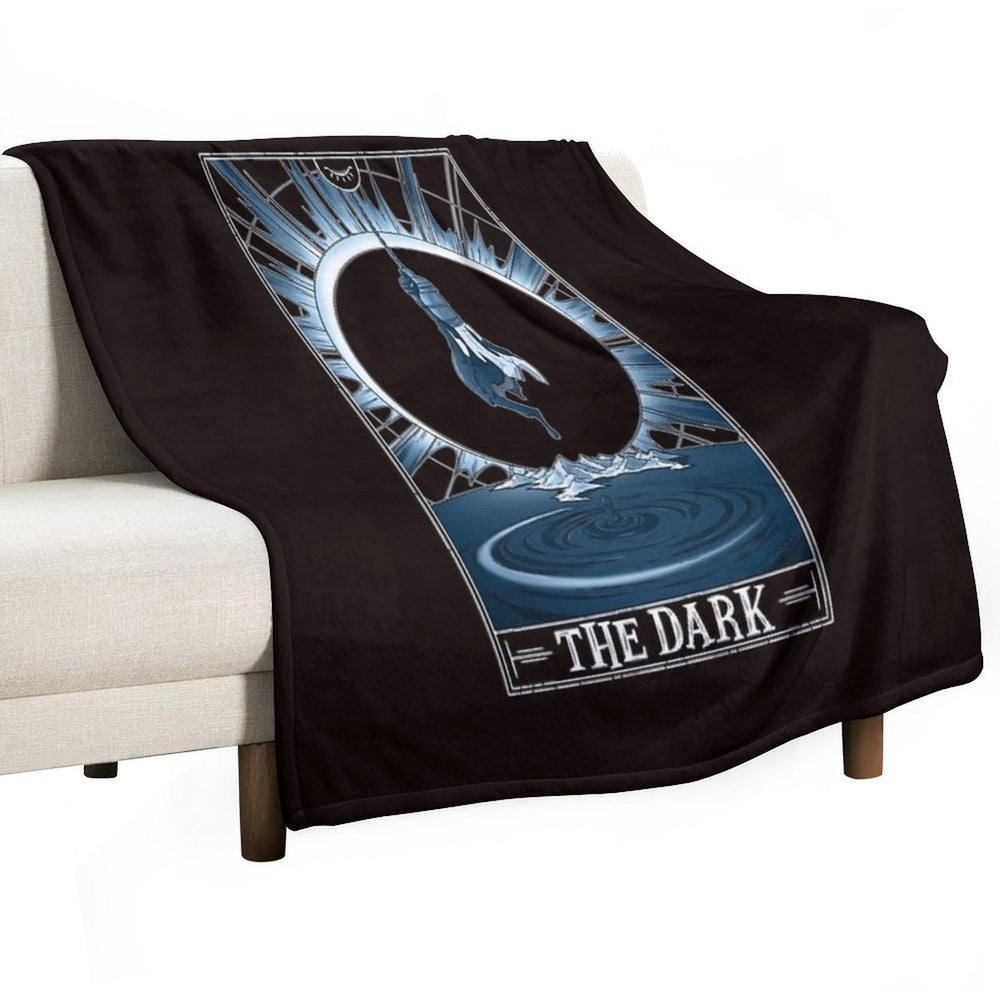 The Dark Tarotesque - (Dark) Anti-pilling Throw Blanket
