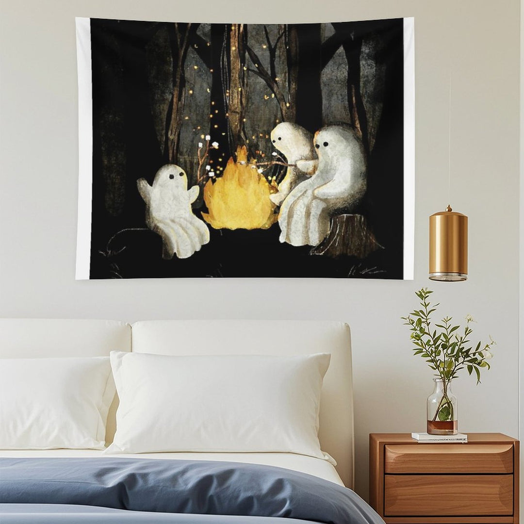 Marshmallows And Ghost Stories Tapestry