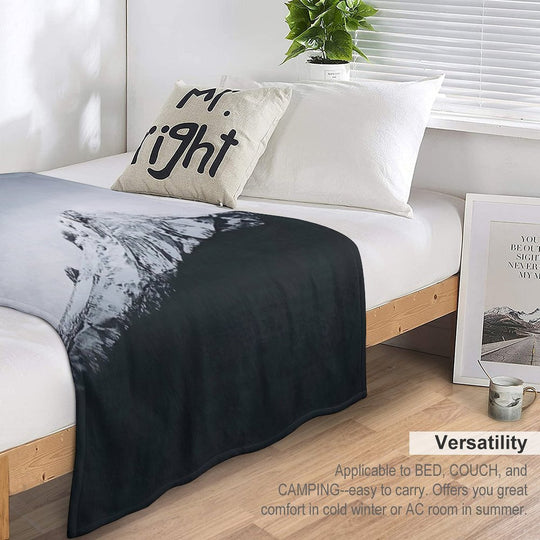 Mt. Hood Oregon Anti-pilling Throw Blanket