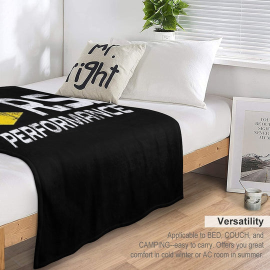 RS PERFORMANCE LOGO (YELLOW-WHITE) All-season Throw Blanket