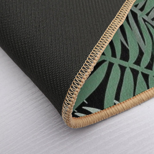 Green Palm Fronds  Pet-Safe Bath Mat