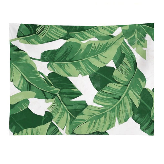 Tropical Banana Leaves II Tapestry