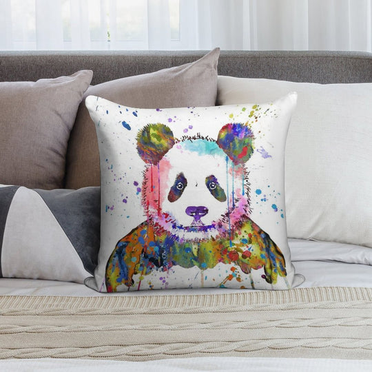 Panda Soft Decorative Cover Throw Pillow
