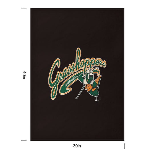 Design Art Baseball Sports Style Vintage Velvety-soft Throw Blanket