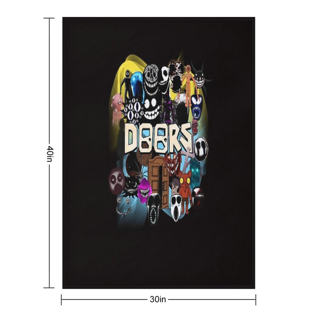 Doors All The Entities New Doors Game Update Comfort Throw Blanket