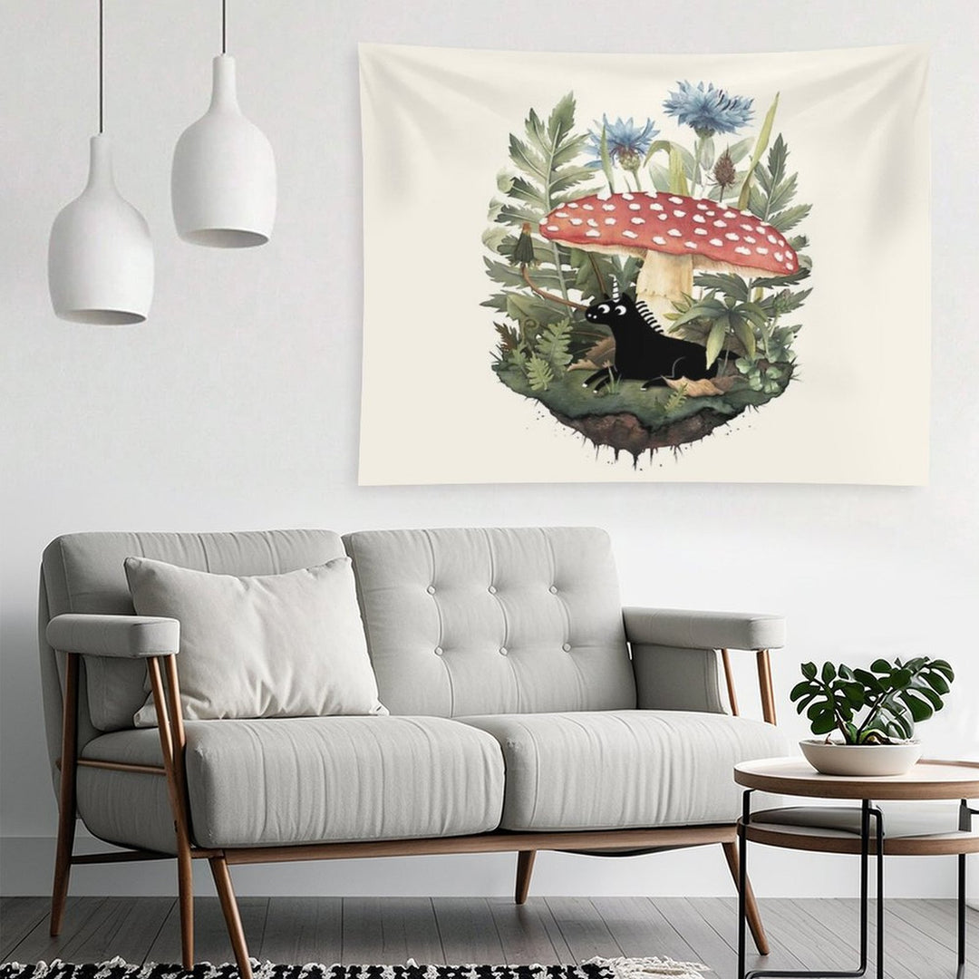 Tiny Unicorn Tapestry
