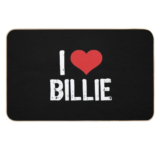I Love Billie  Odorless Bath Mat