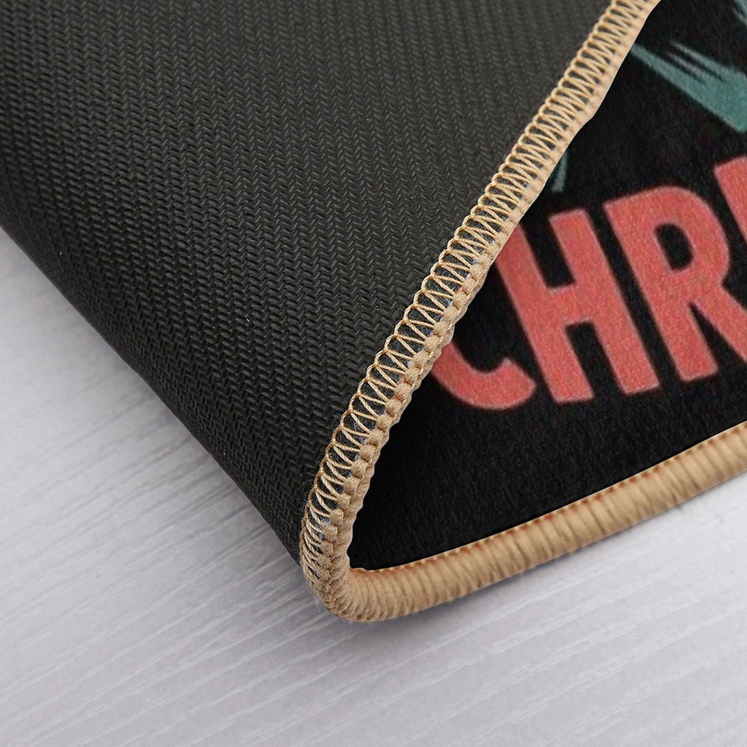 I'll Be Home For Christmas Santa Xmas Trump President Pajama  Multi-Purpose Bath Mat