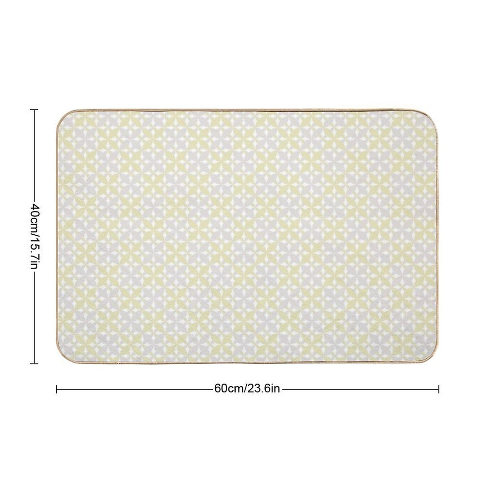 Knit And Dot Pastel 2025  Long-Lasting Bath Mat