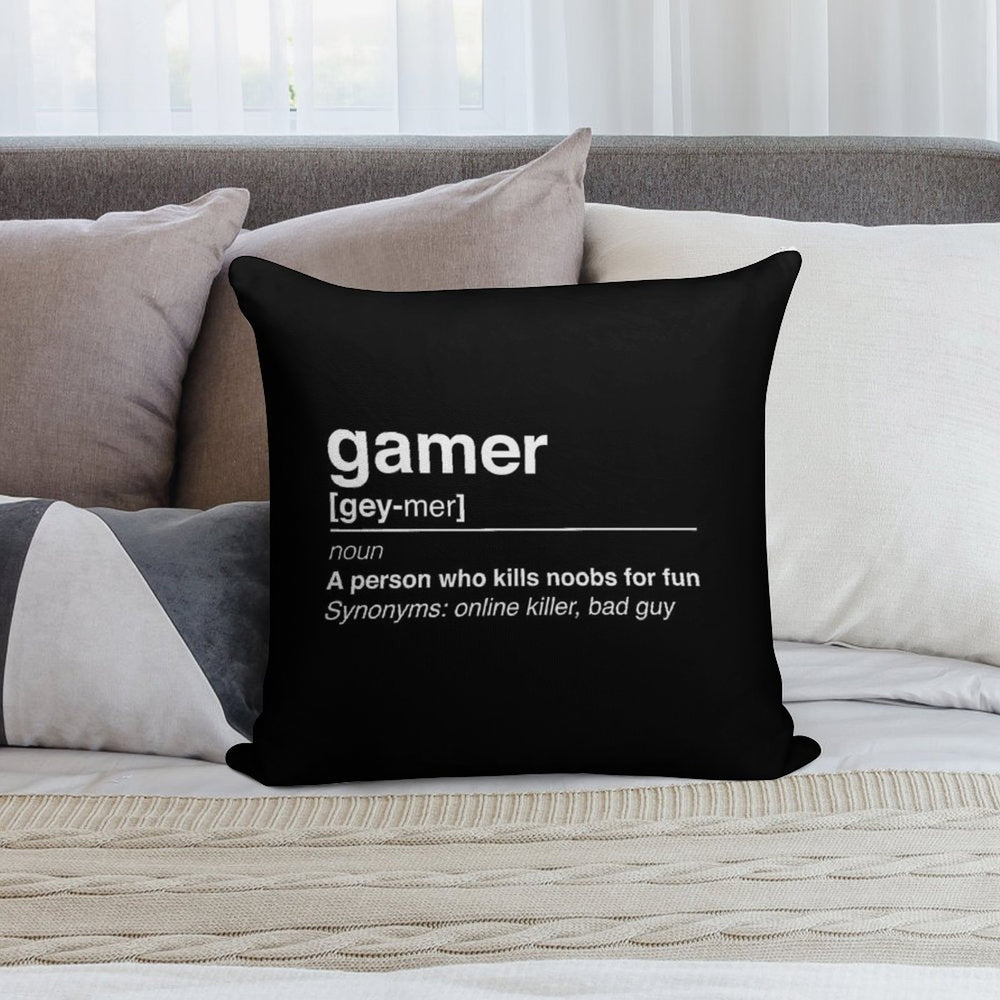 Gamer Definition Soft Style Accent Throw Pillow