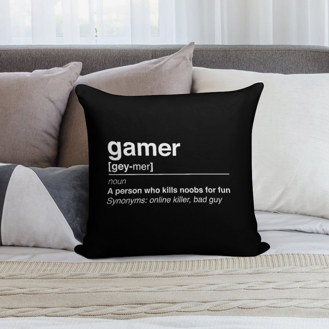 Gamer Definition Soft Style Accent Throw Pillow