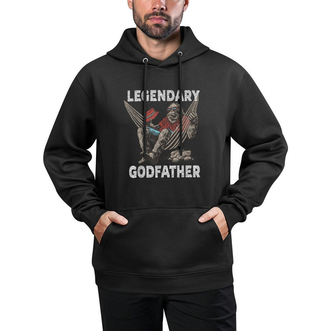 Funny Godfather Legendary Saying All-Day Comfort Hoodie