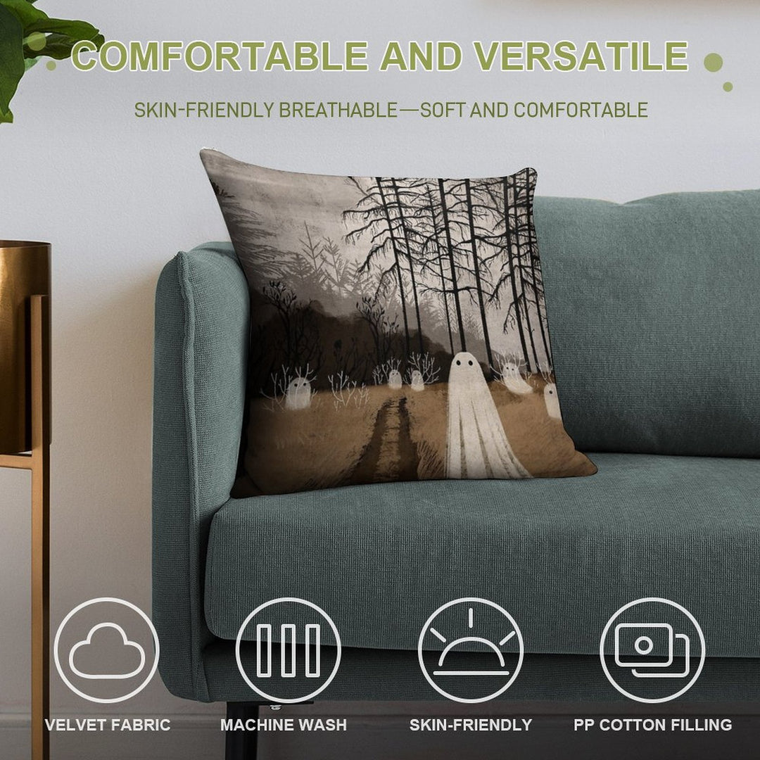 Lost In The Unknown Soft Ultra-Soft Texture Throw Pillow