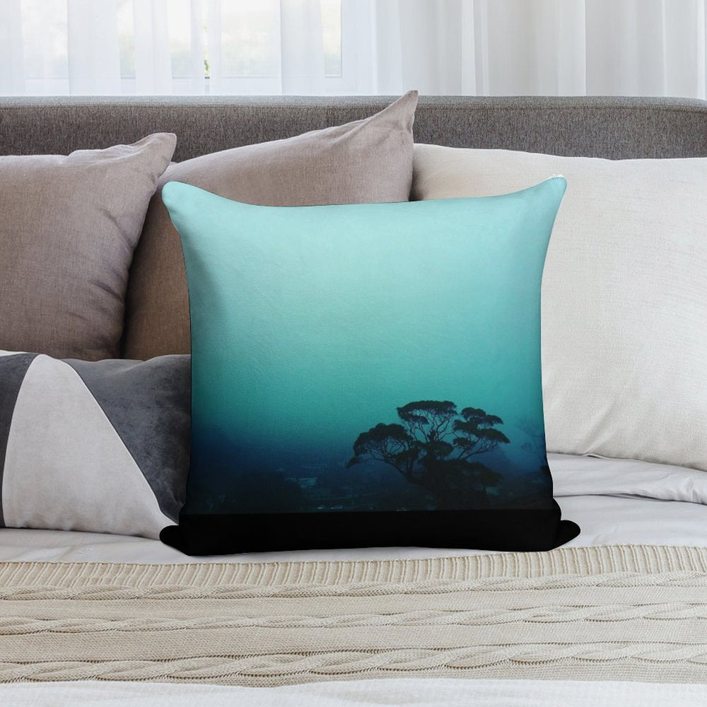 Contemplation Soft High-Density Material Throw Pillow