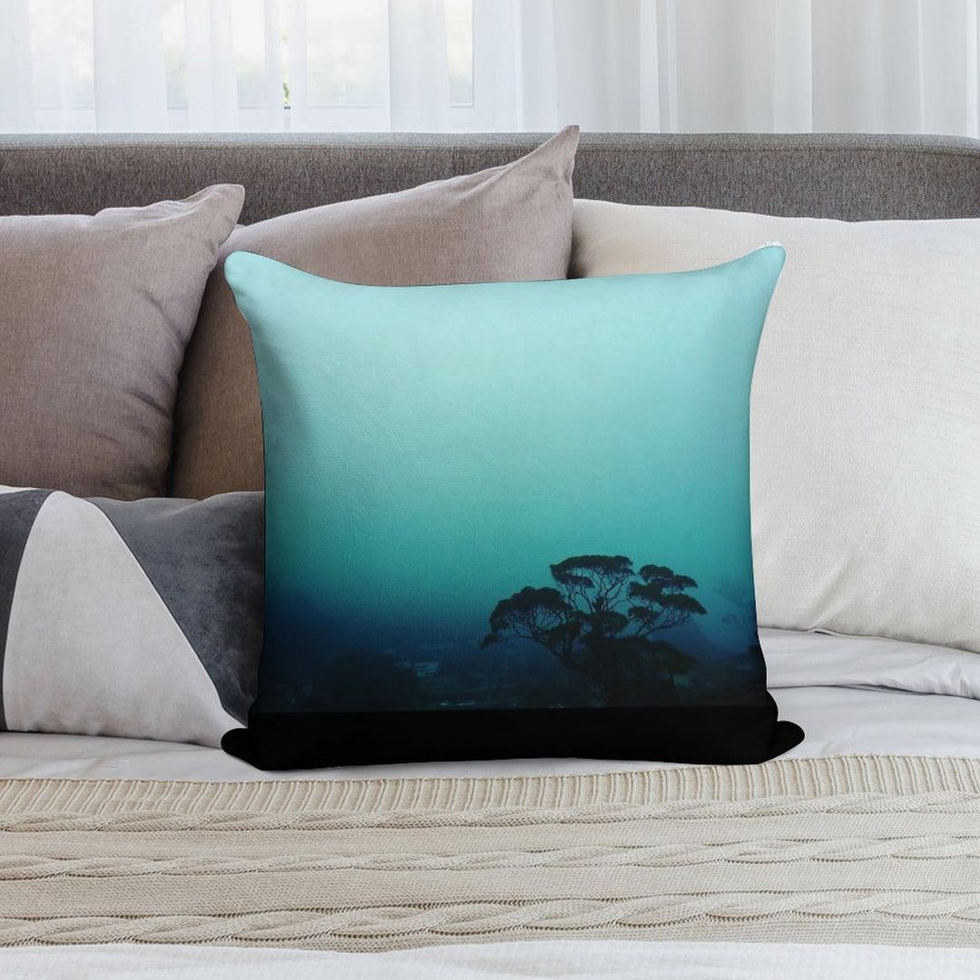 Contemplation Soft High-Density Material Throw Pillow
