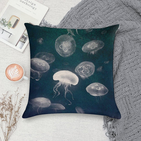 Jellyfish Soft Style Accent Throw Pillow