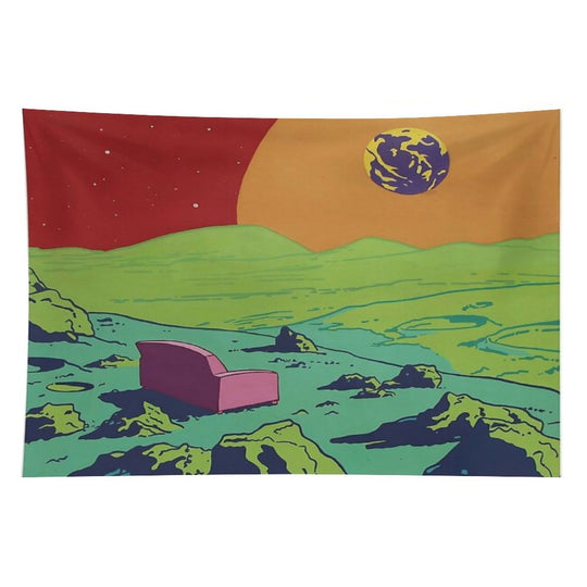 Pink Couch Tapestry