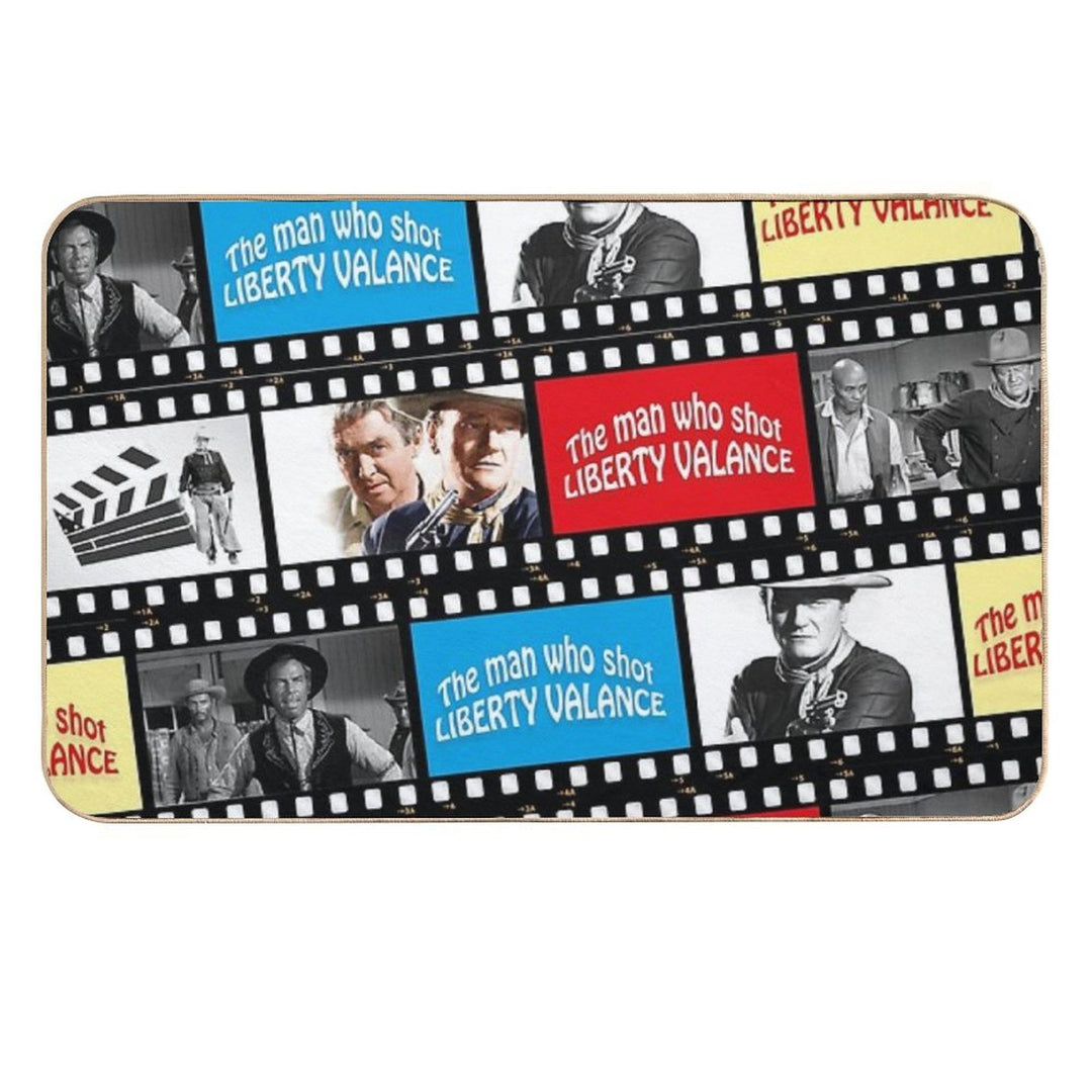 The Man Who Shot Liberty Valance, Western 60s  Anti-Trip Bath Mat