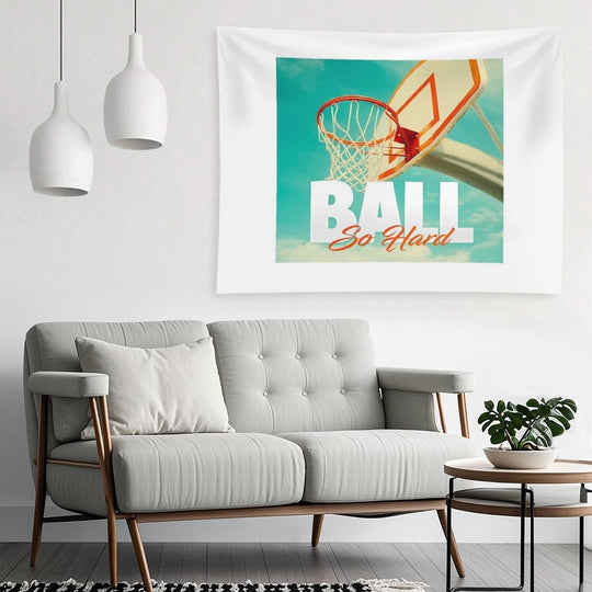 Ball So Hard HD Vintage Art Tapestry